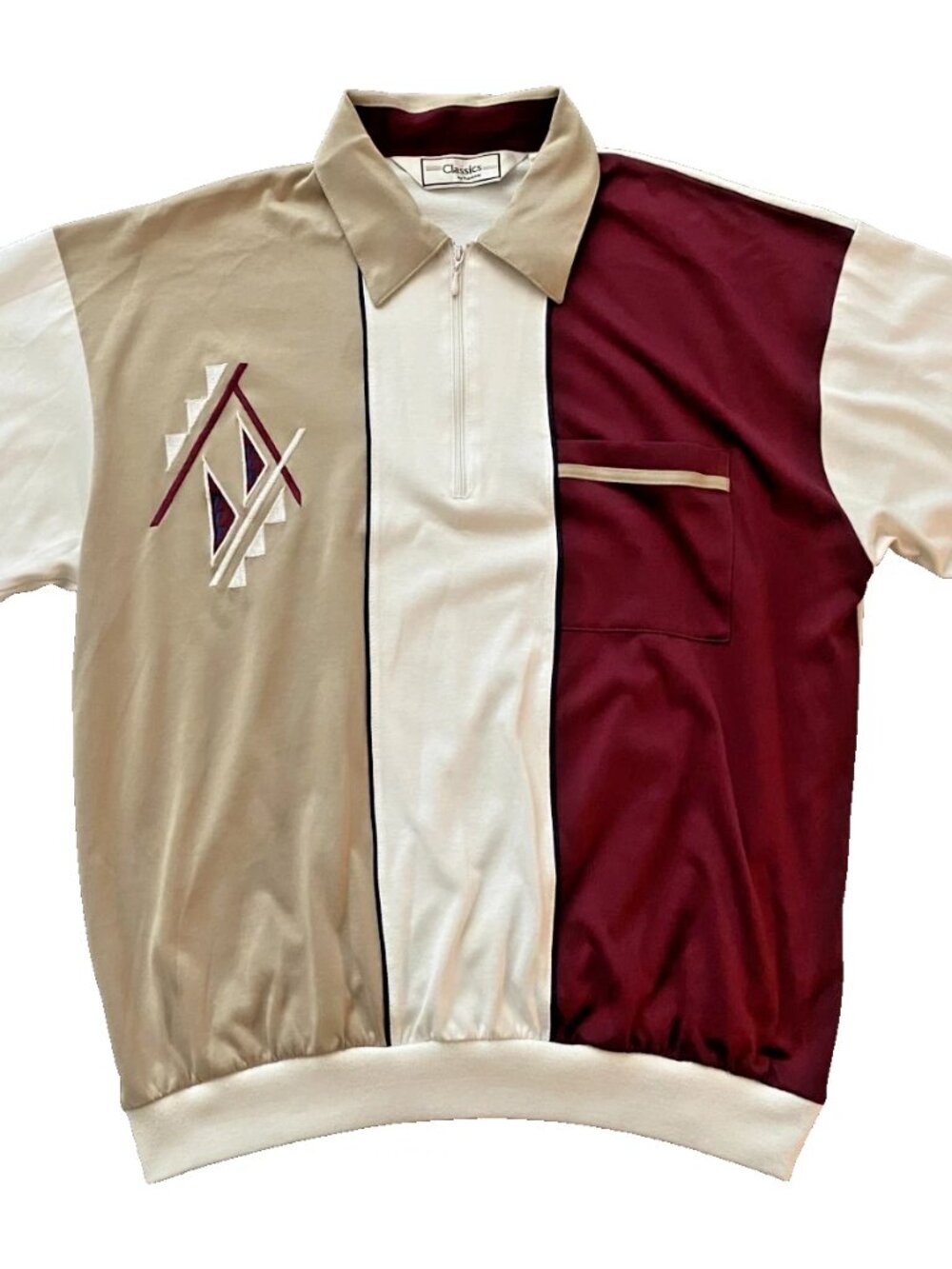 Vintage Classics by Palmland Short Sleeve Embroidered Polo Shirt